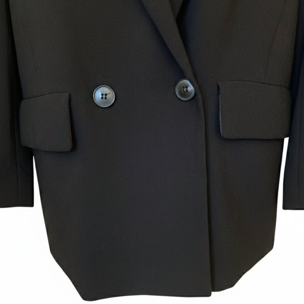 ZARA 🖤 Classic Elegant black oversized blazer - Large - Picture 5 of 12
